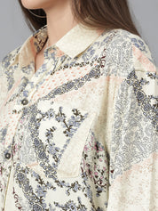 KOTTY Women Printed Casual Multicolor Shirt