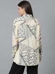 KOTTY Women Printed Casual Multicolor Shirt