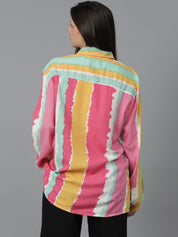 KOTTY Women Printed Casual Multicolor Shirt
