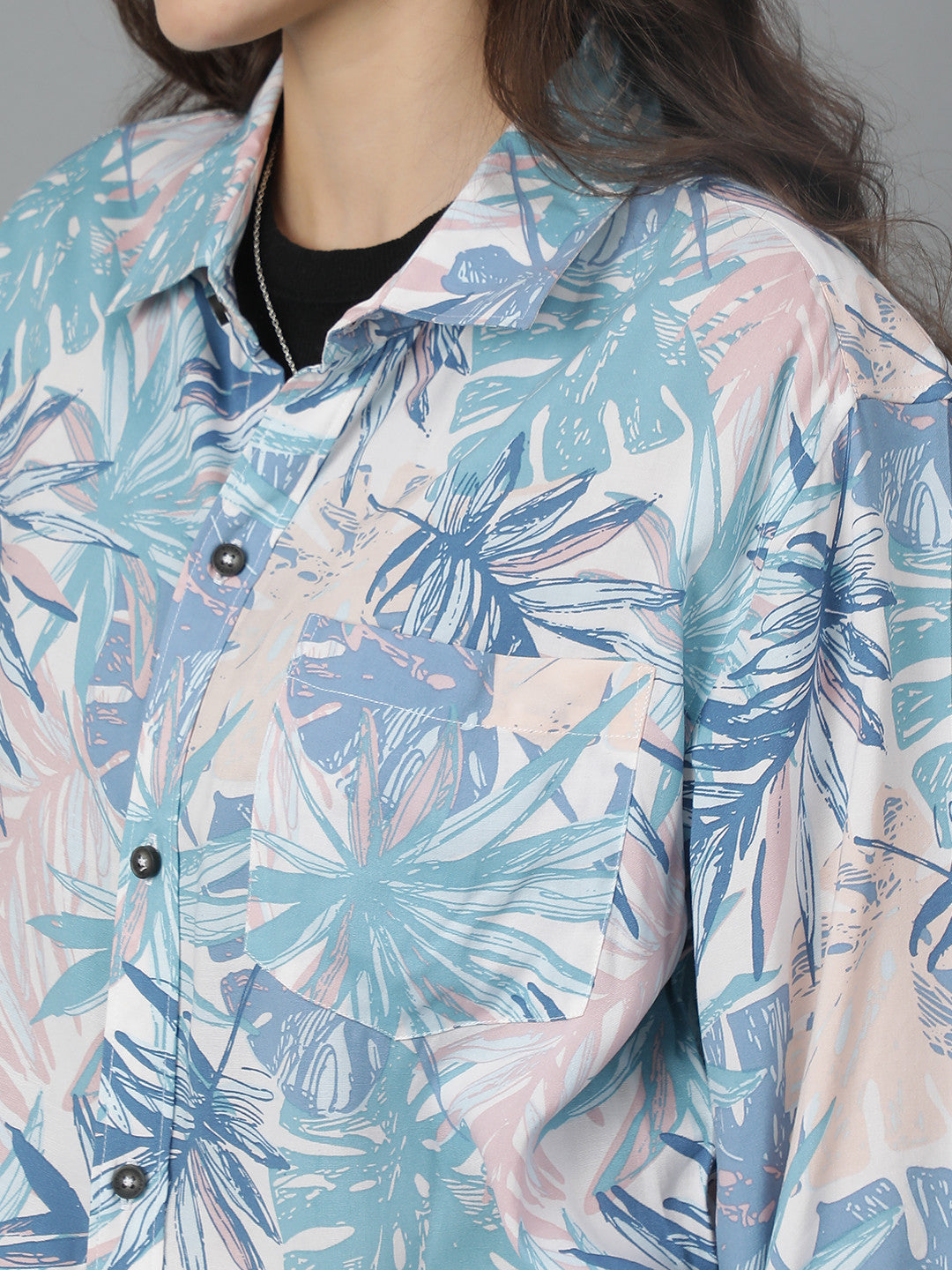 KOTTY Women Printed Casual Multicolor Shirt