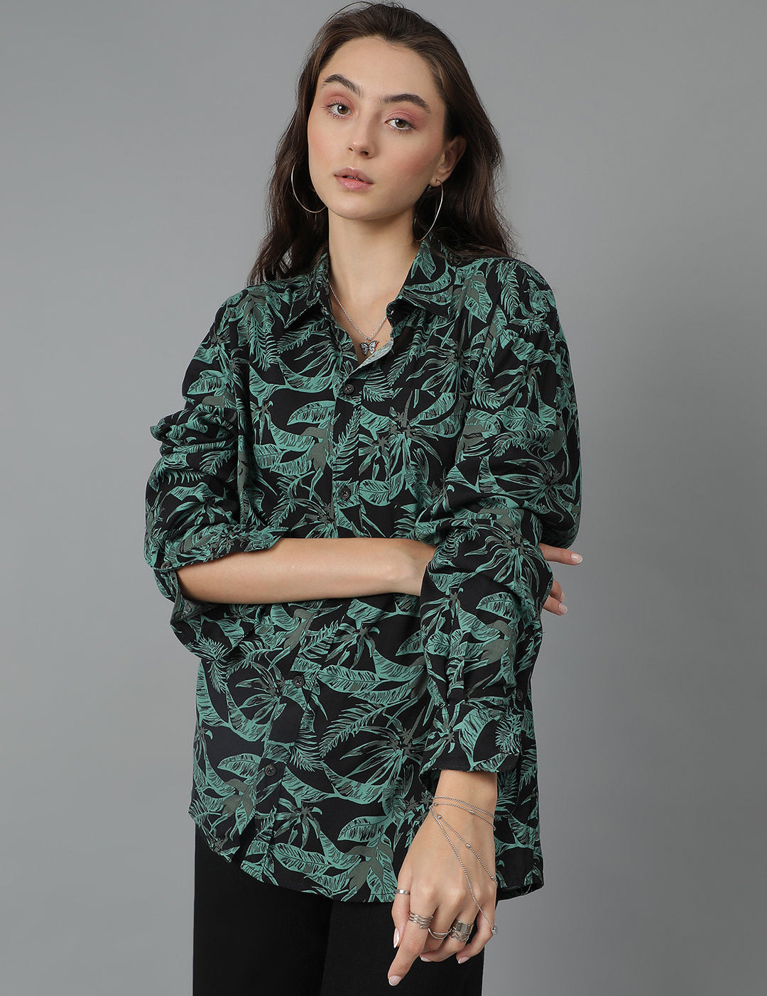 KOTTY Women Printed Casual Multicolor Shirt