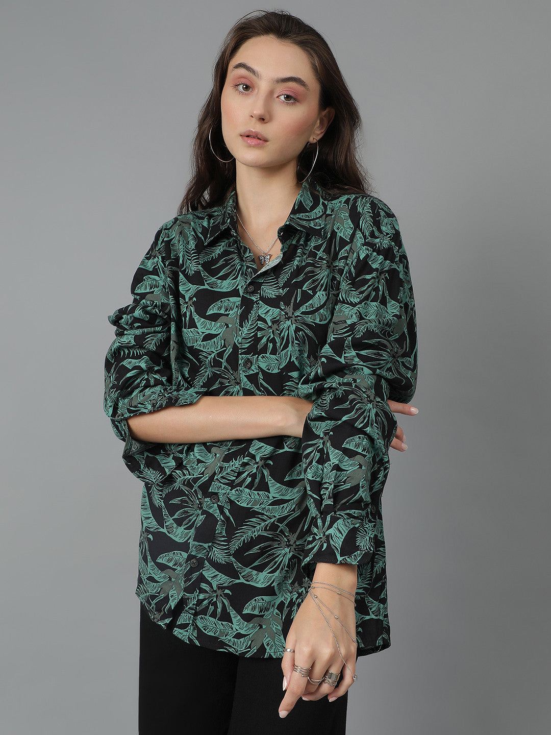KOTTY Women Printed Casual Multicolor Shirt