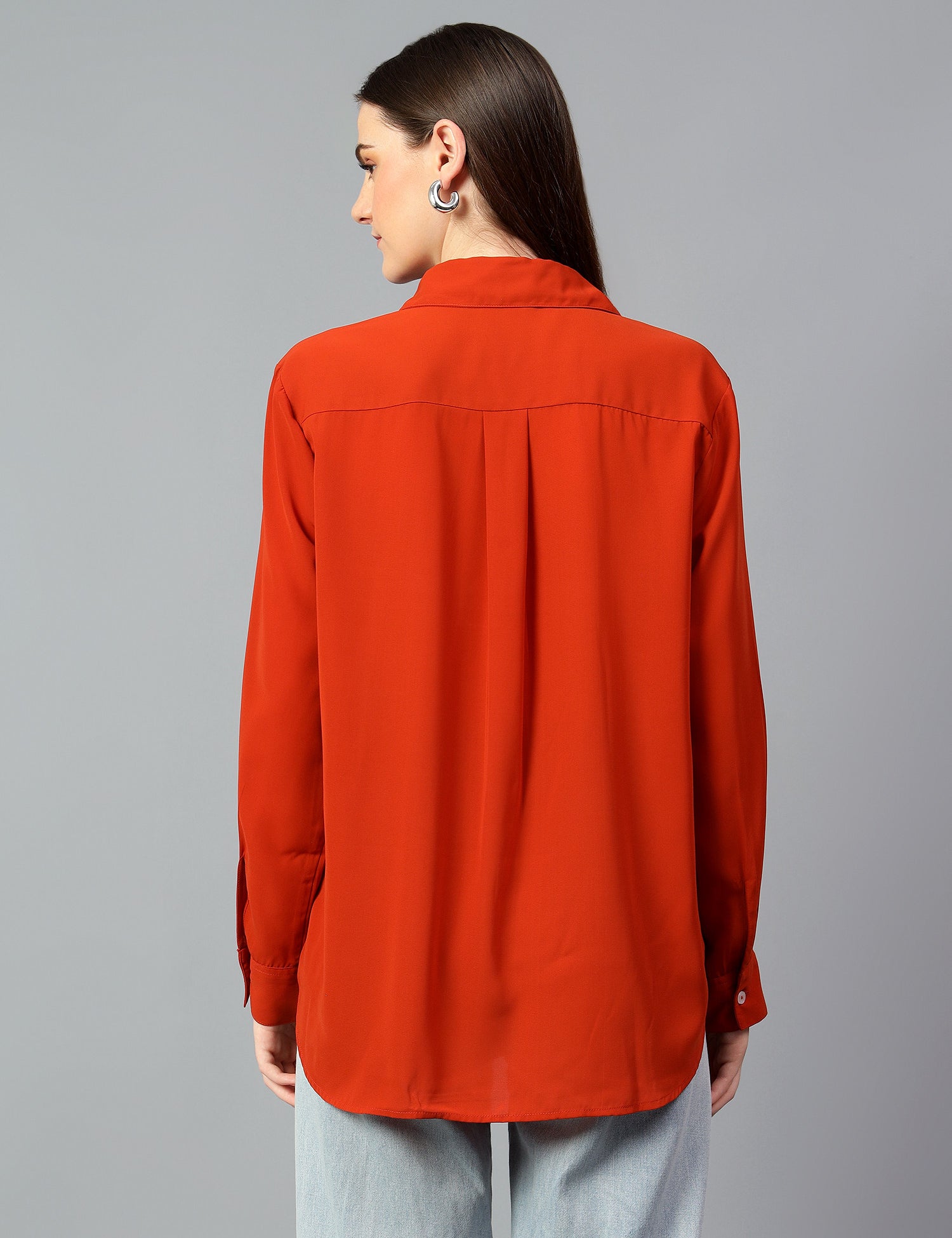 KOTTY Women Solid Casual Red Shirt
