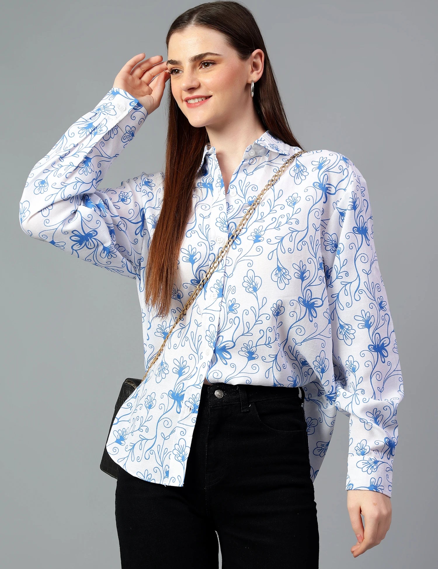 KOTTY Women Printed Casual Multicolor Shirt