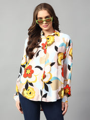 KOTTY Women Printed Casual Multicolor Shirt