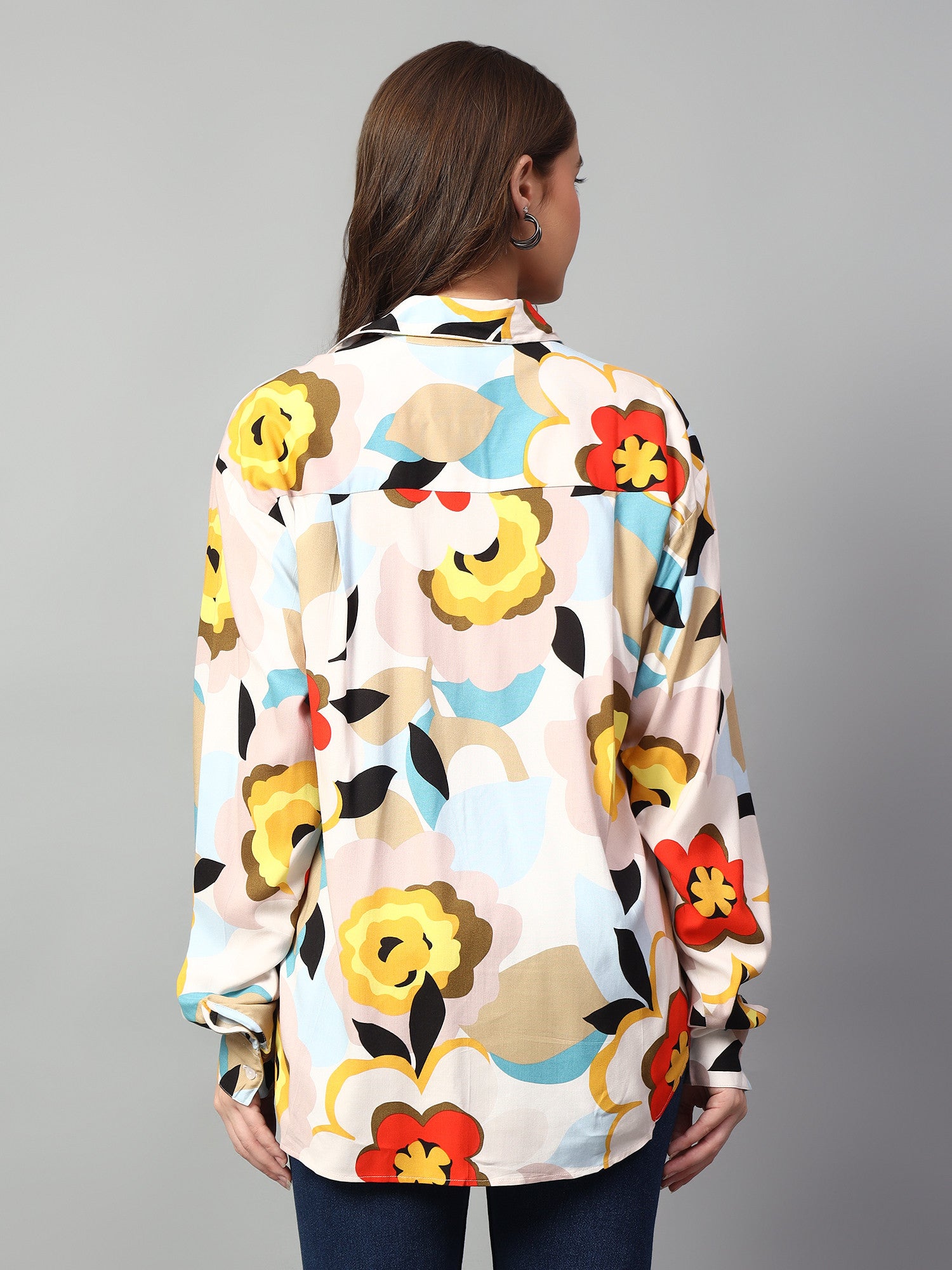 KOTTY Women Printed Casual Multicolor Shirt