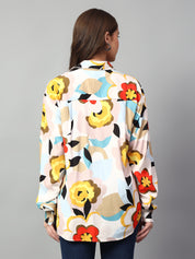 KOTTY Women Printed Casual Multicolor Shirt