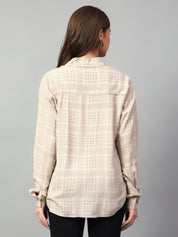 KOTTY Women Checkered Casual Multicolor Shirt