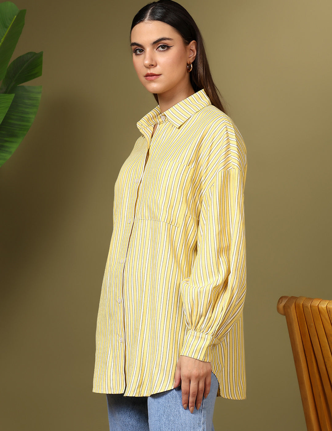 KOTTY Women Printed Casual Grey Shirt
