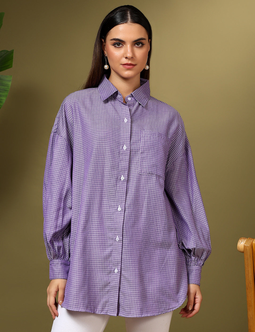 KOTTY Women Printed Casual Grey Shirt