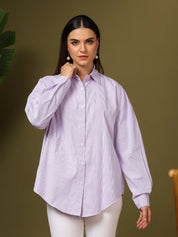 Kotty Women Regular Fit Printed Spread Collar Casual Shirt