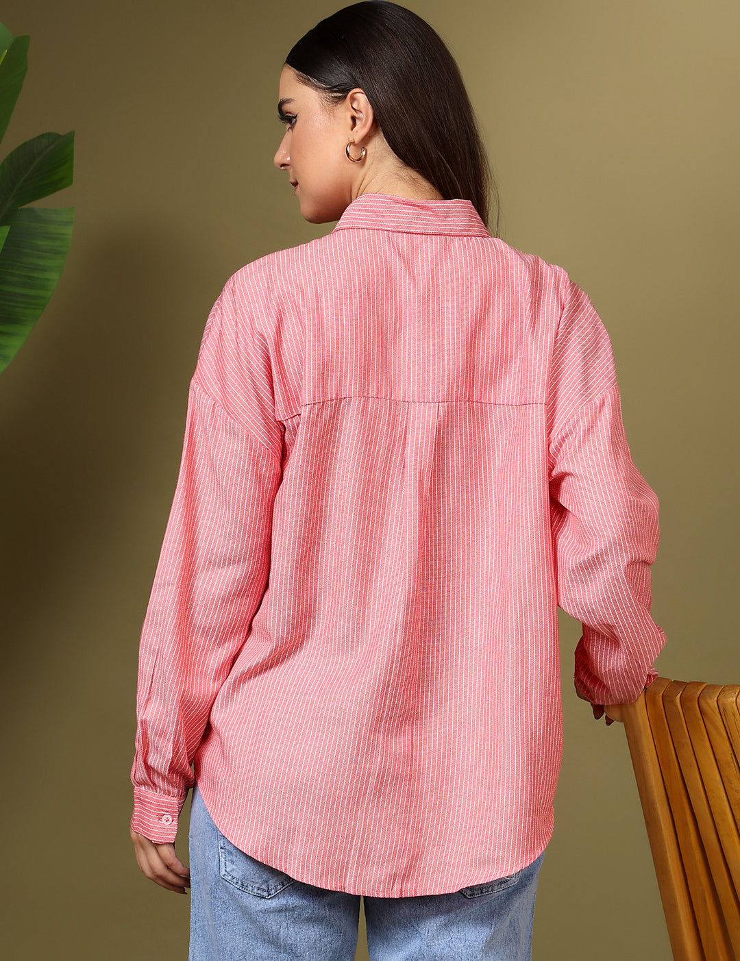Kotty Women Regular Fit Printed Spread Collar Casual Shirt