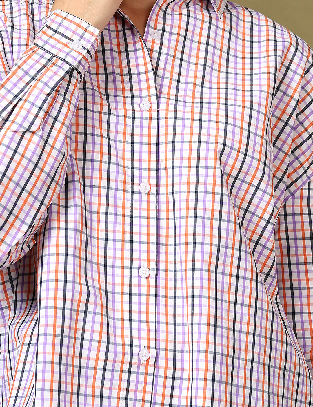 KOTTY Women Printed Casual Grey Shirt