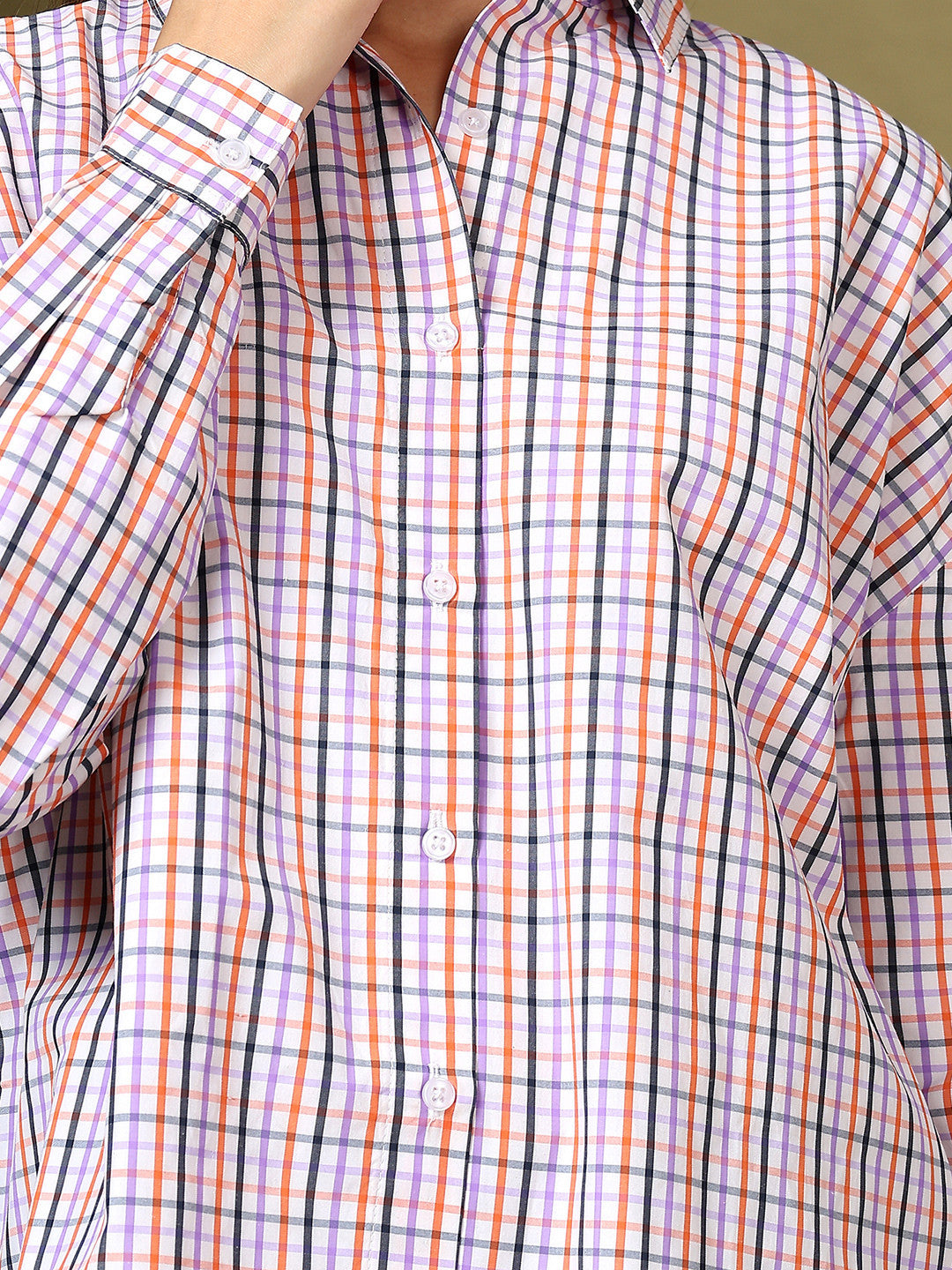 KOTTY Women Printed Casual Grey Shirt