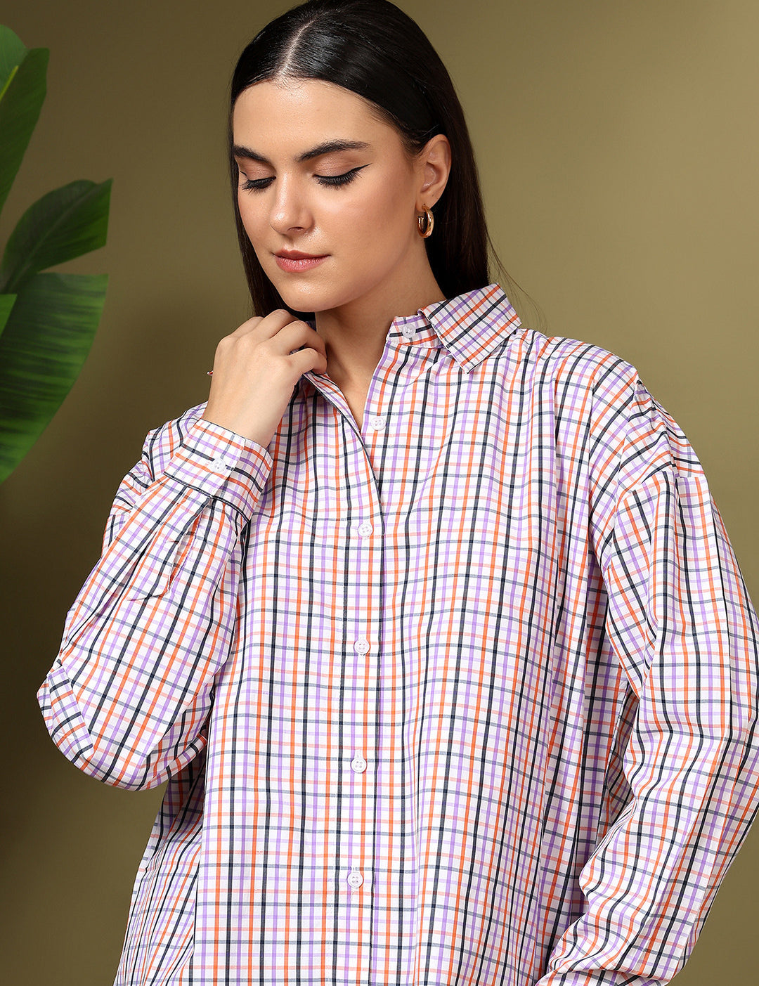 KOTTY Women Printed Casual Grey Shirt