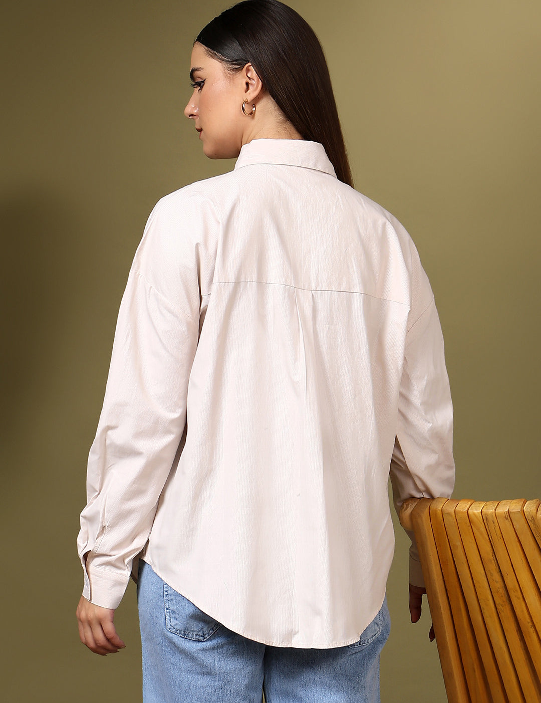 Kotty Women Regular Fit Printed Spread Collar Casual Shirt