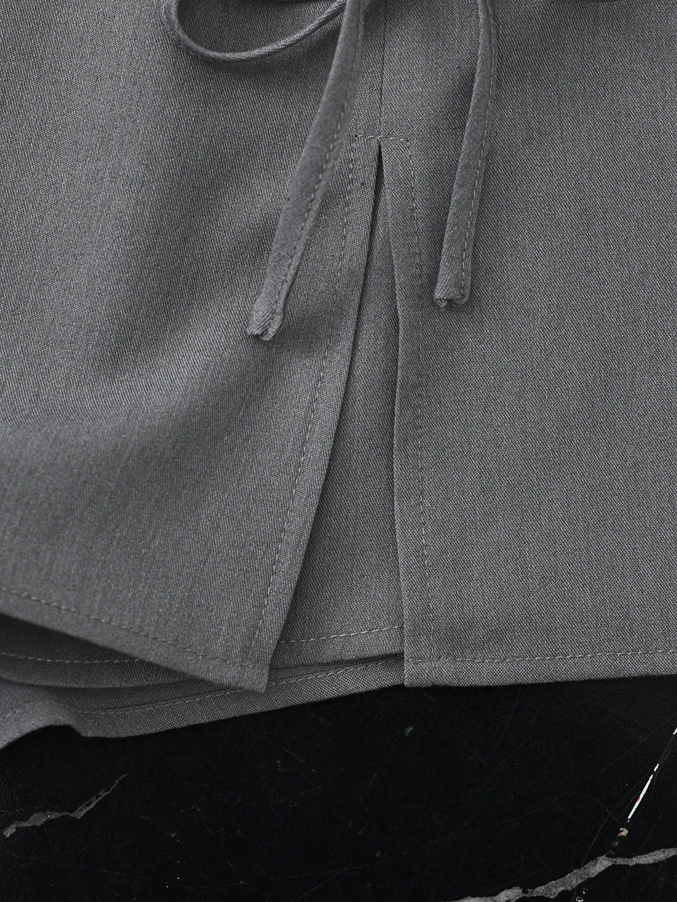 Women's High-Waist Bow Detail Skort Short Skirt