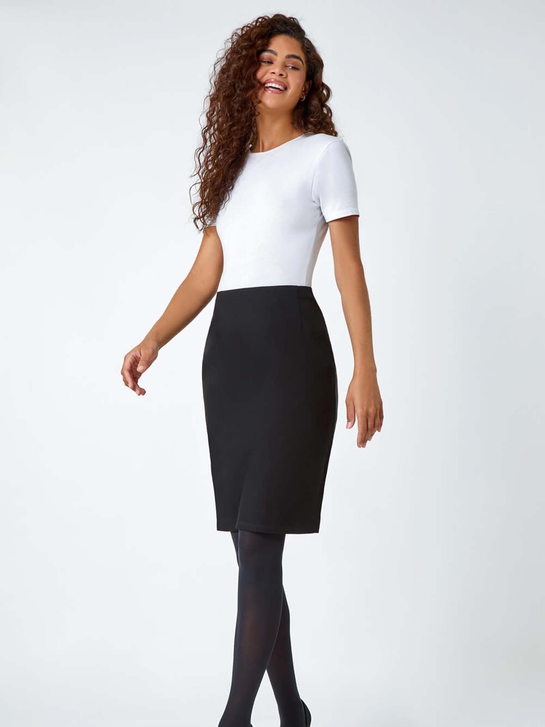 Women High Waist A Line Skirt