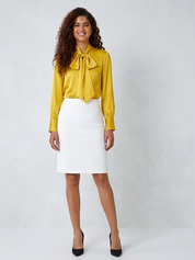 Women High Waist A Line Skirt