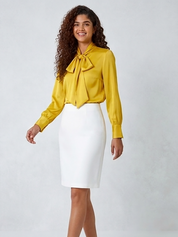 Women High Waist A Line Skirt
