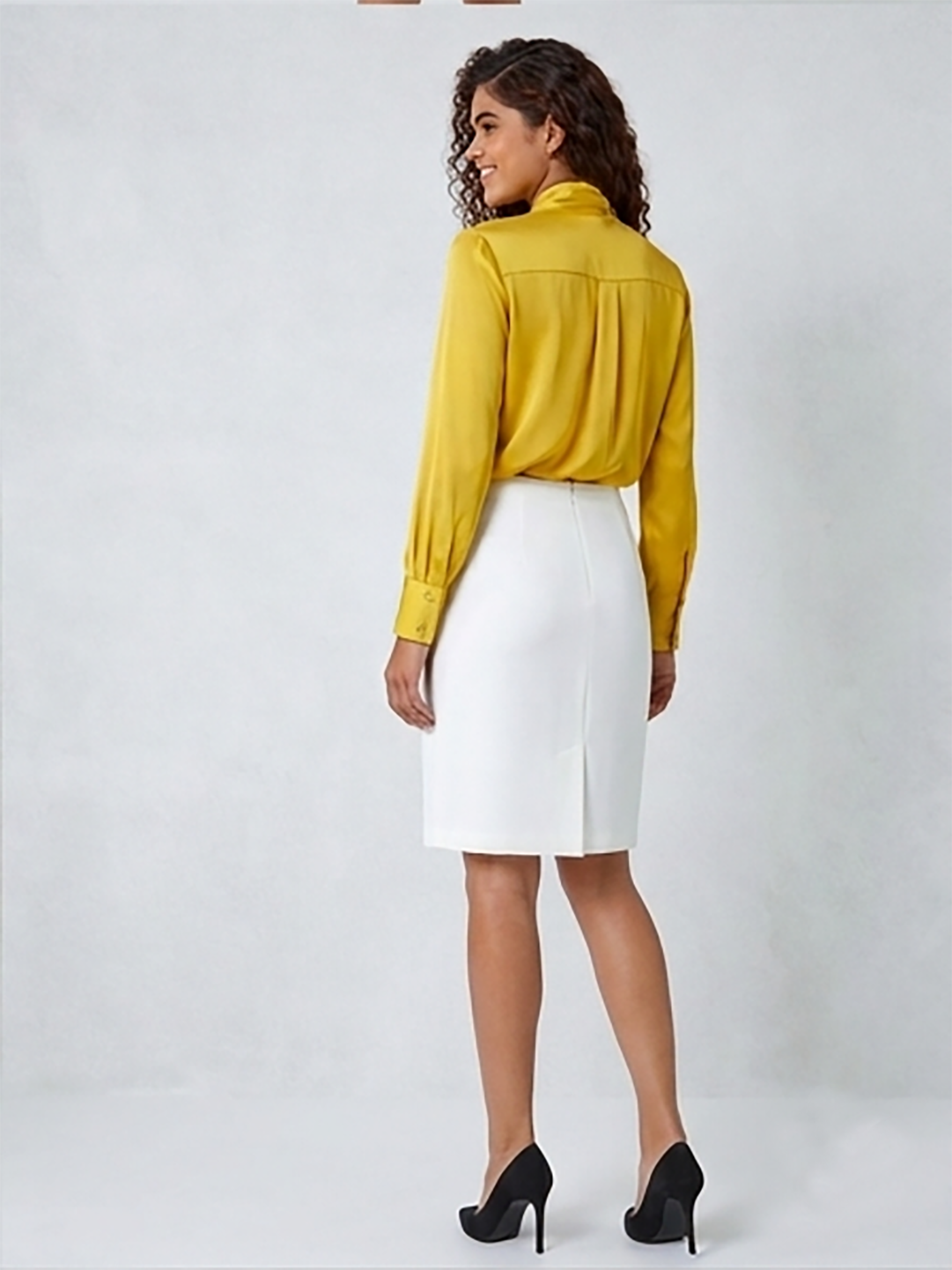 Women High Waist A Line Skirt