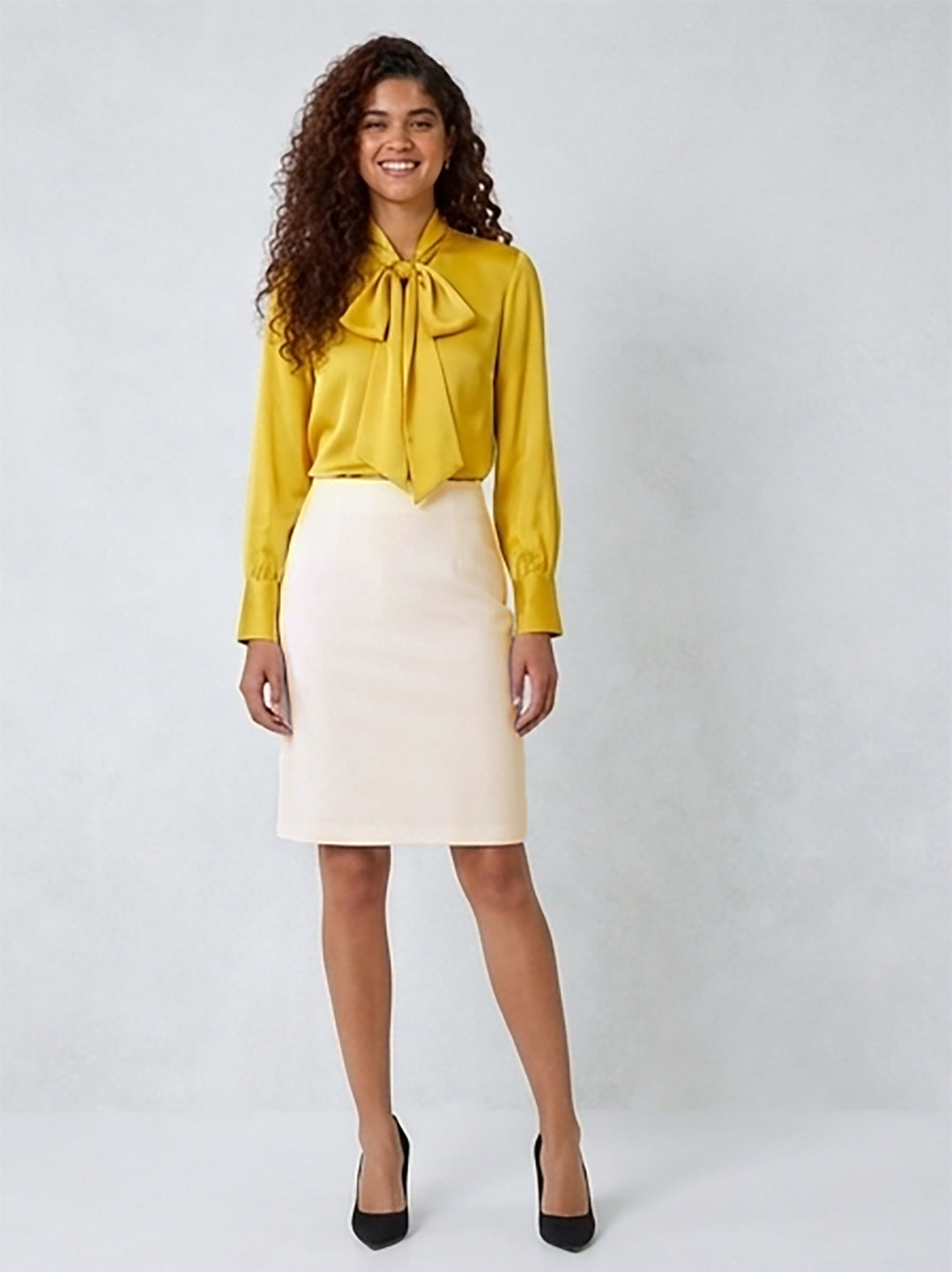Women High Waist A Line Skirt