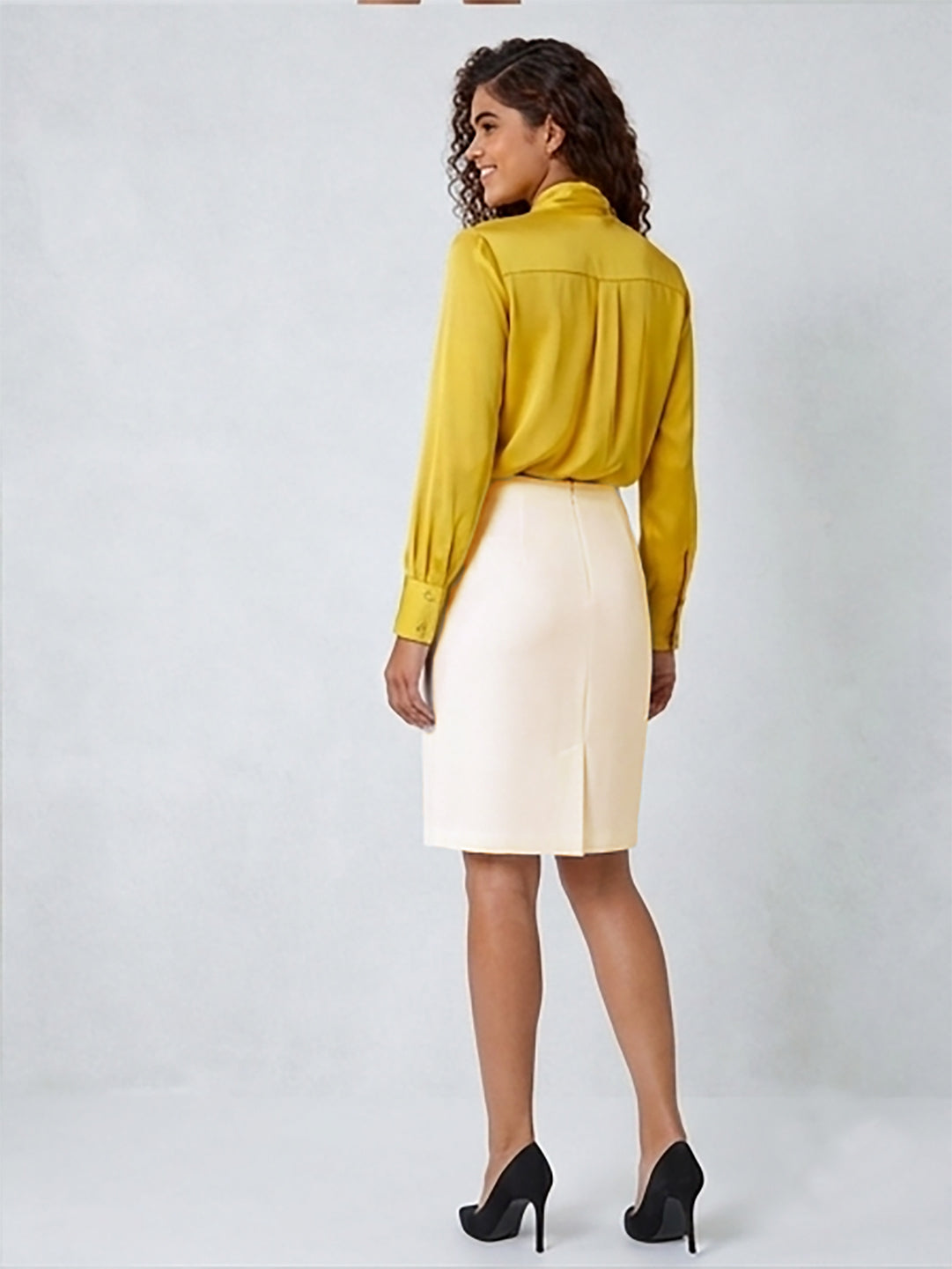 Women High Waist A Line Skirt