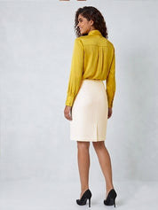 Women High Waist A Line Skirt