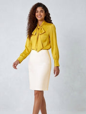 Women High Waist A Line Skirt