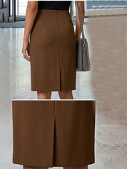 Women High Waist A Line Skirt