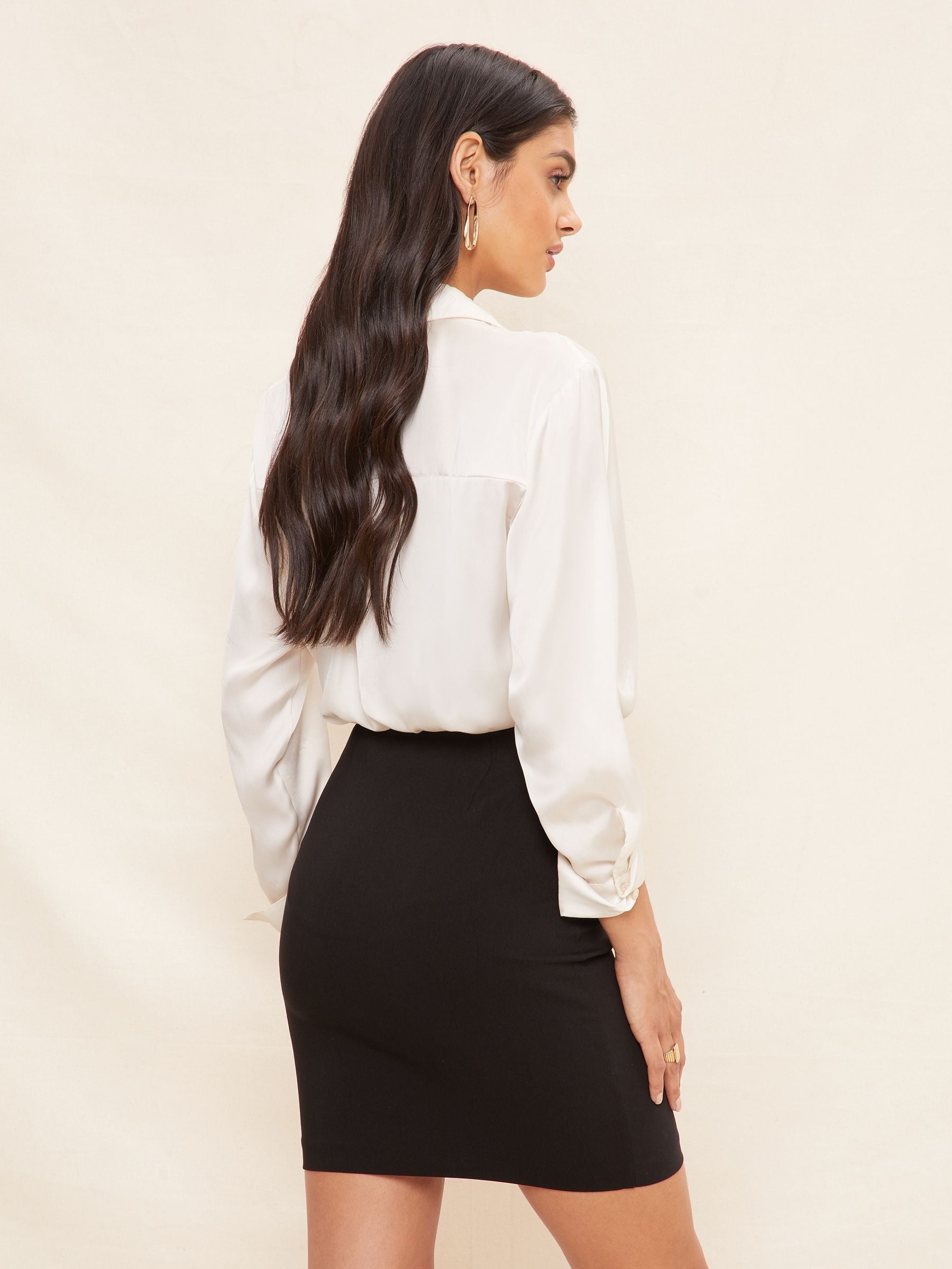 Women High Waist A Line Skirt