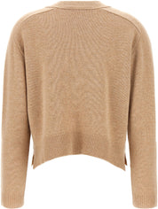 KOTTY Solid V Neck Casual Women Pink Sweater 