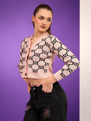 KOTTY Colorblock V Neck Casual Women Multicolor Sweater 