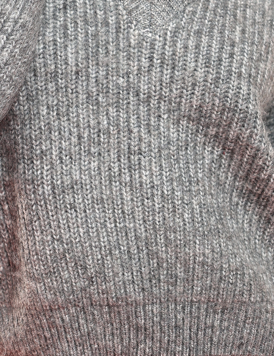 KOTTY Solid V Neck Casual Women Grey Sweater 