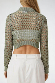 KOTTY Self Design Round Neck Casual Women Grey Sweater 