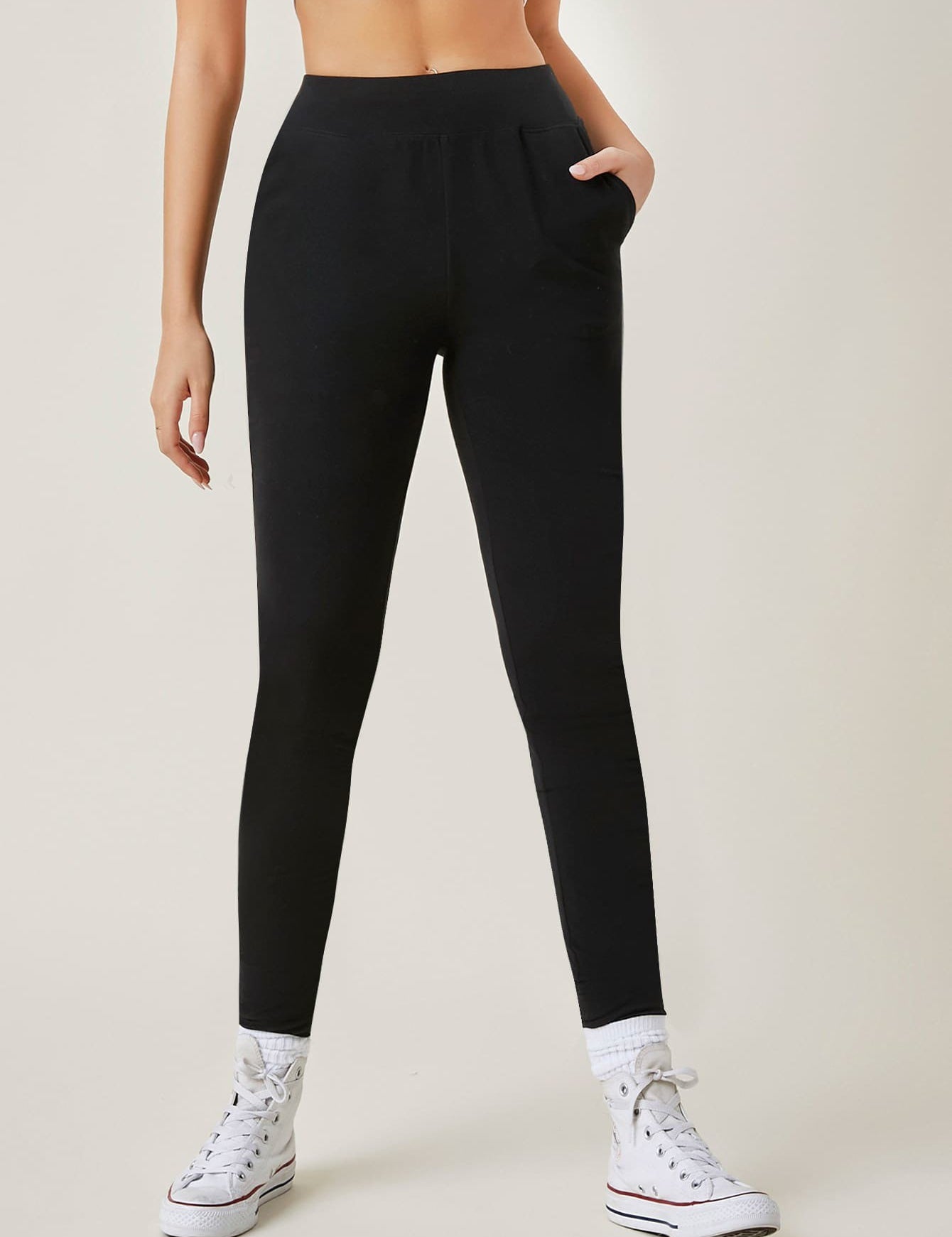 KOTTY Solid Women Black Track Pants 