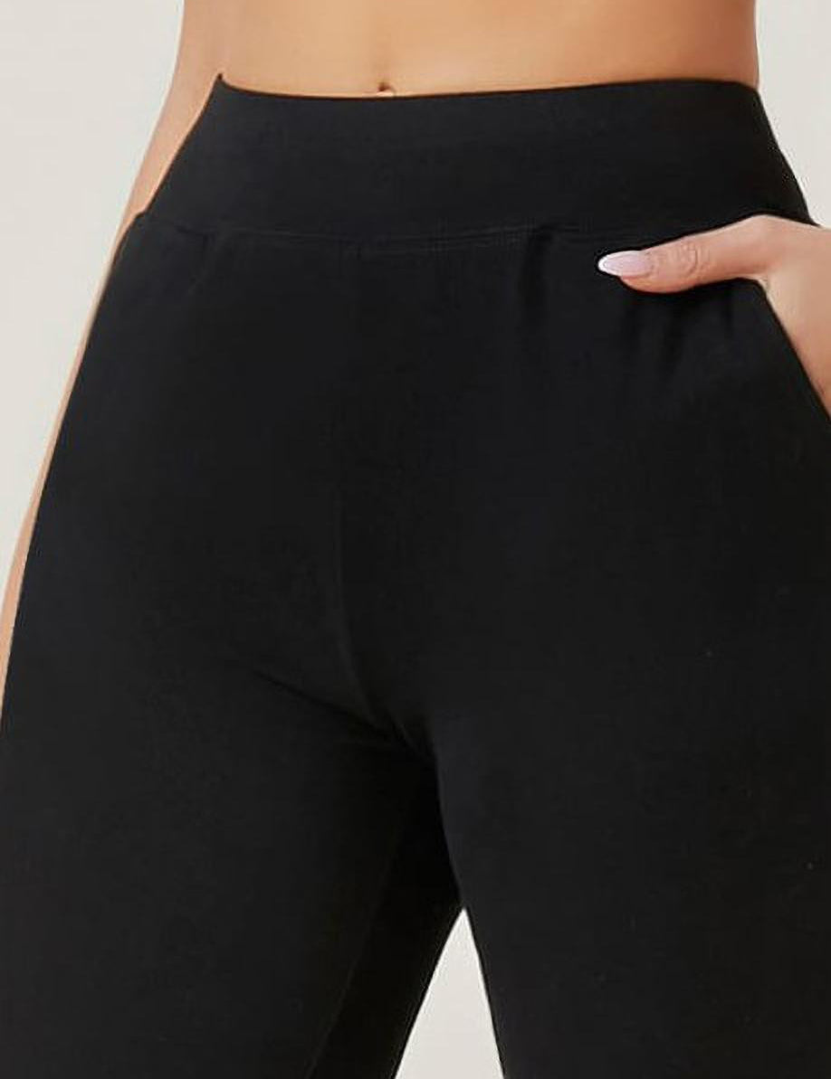 KOTTY Solid Women Black Track Pants 