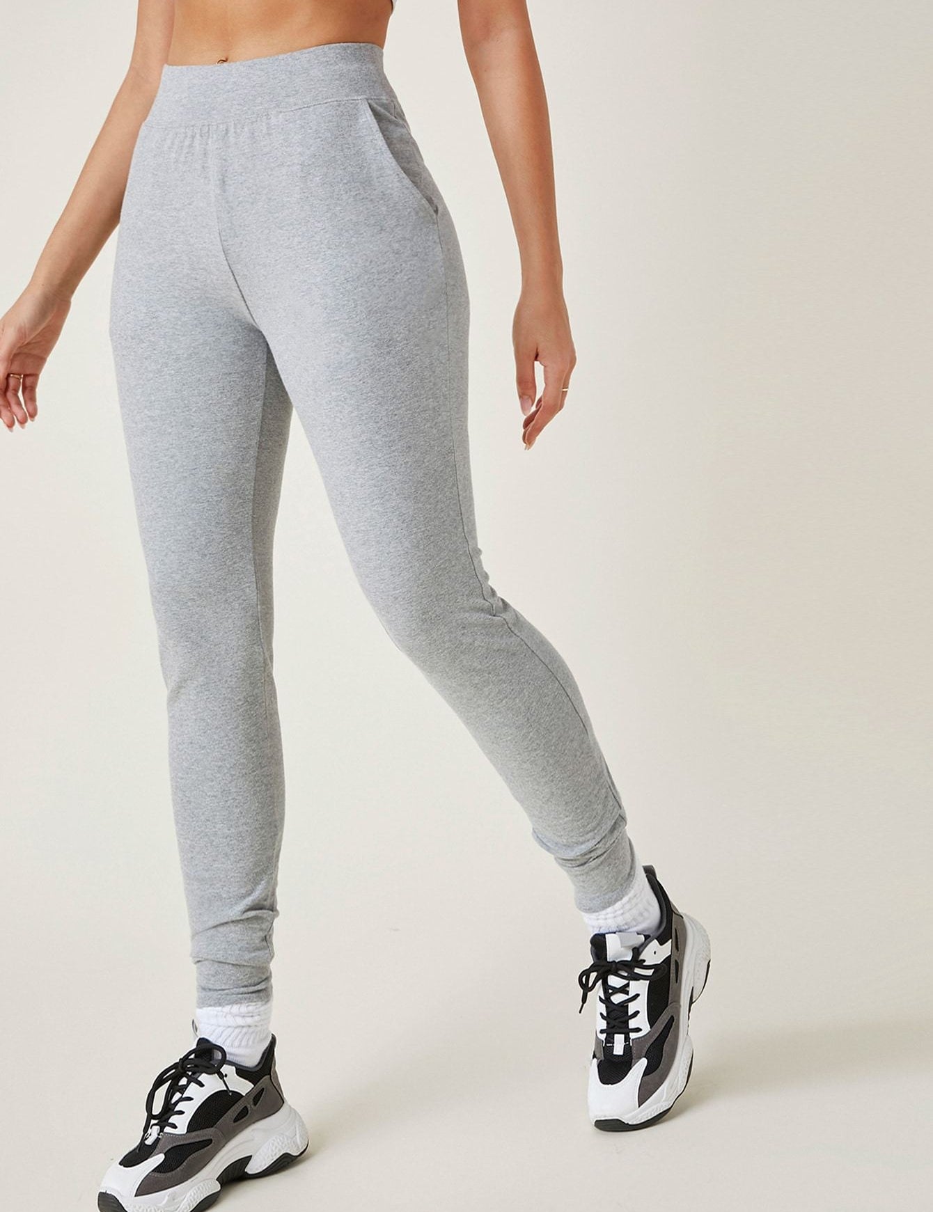 KOTTY Solid Women Grey Track Pants 