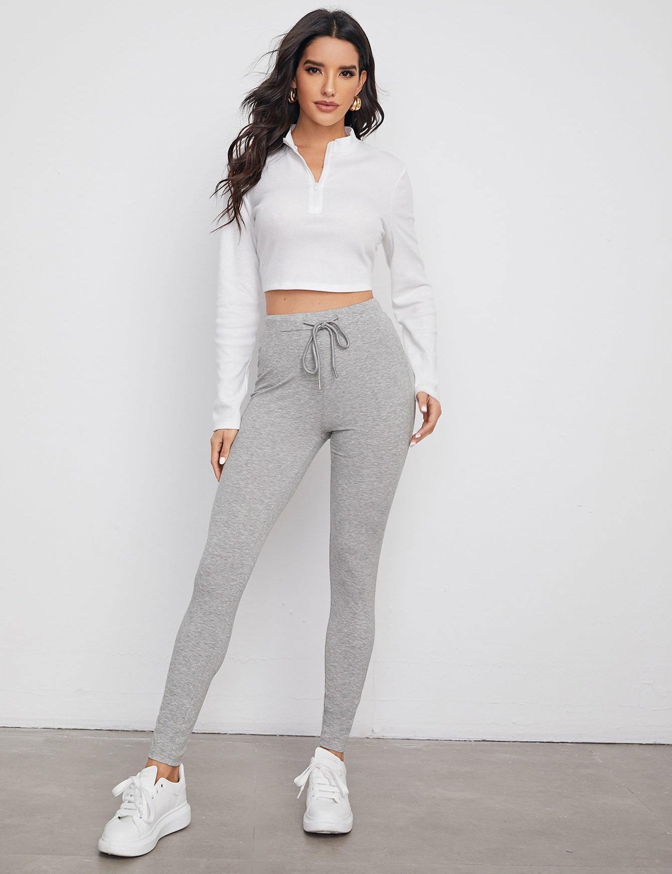 KOTTY Solid Women Grey Track Pants 