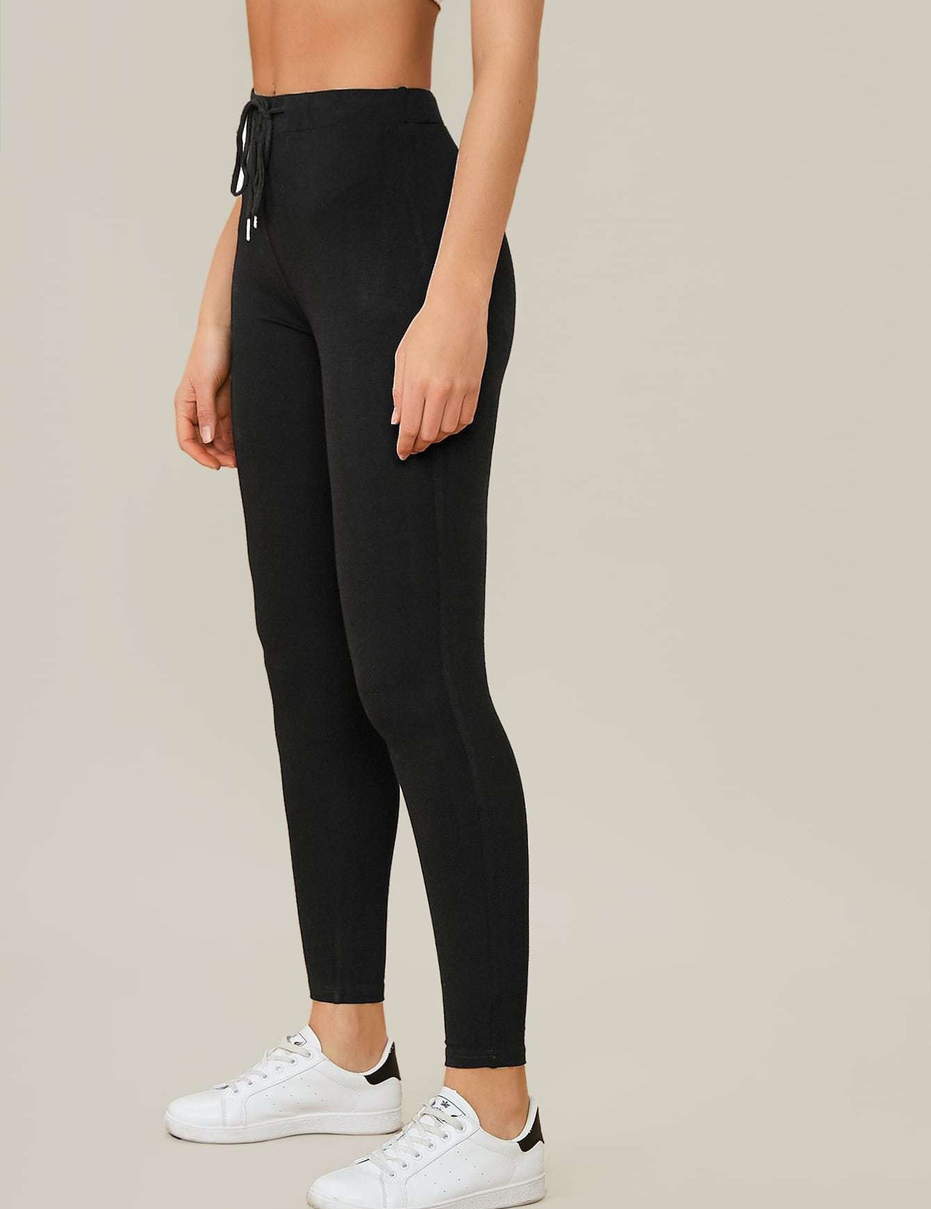 KOTTY Solid Women Black Track Pants 