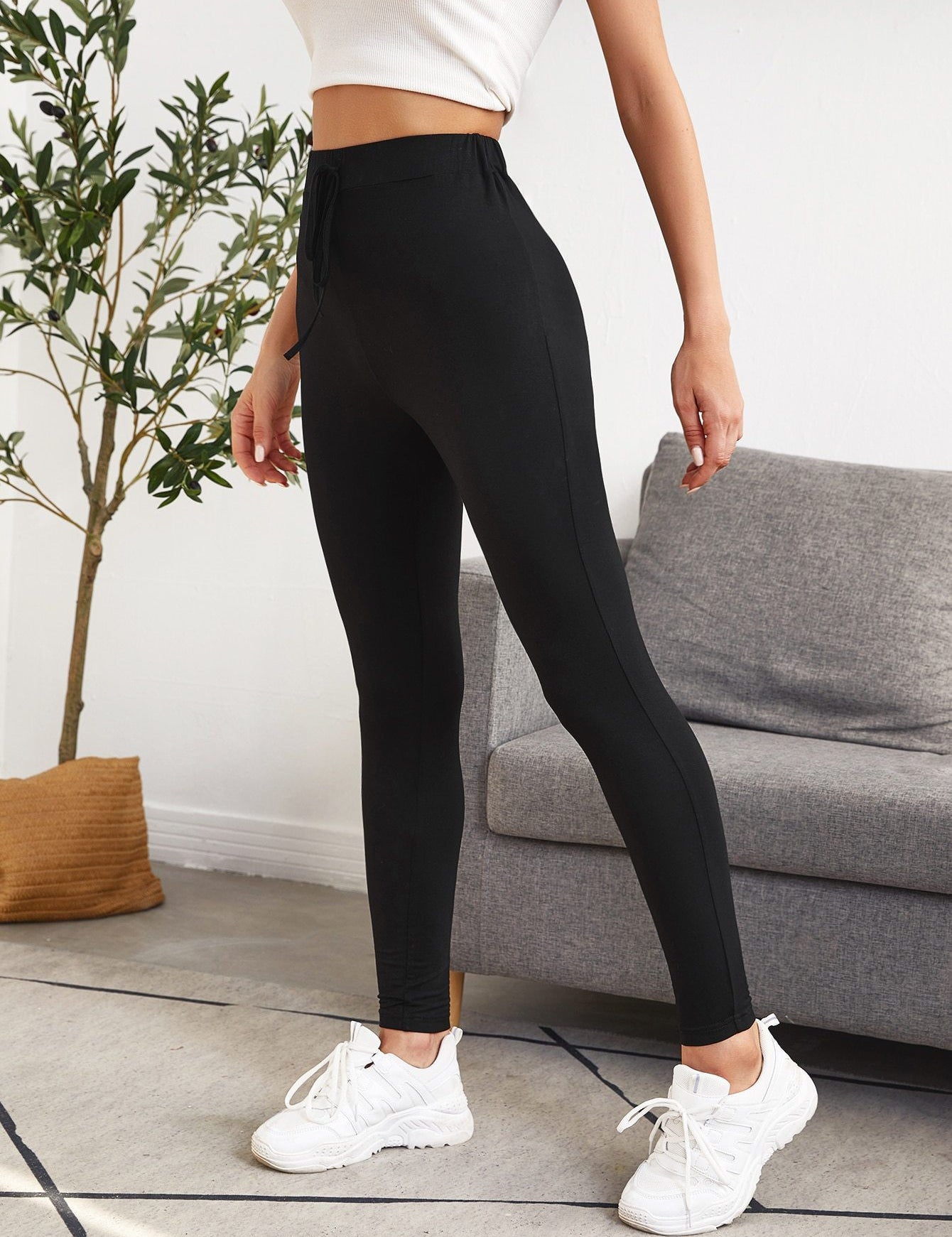 KOTTY Solid Women Black Track Pants 
