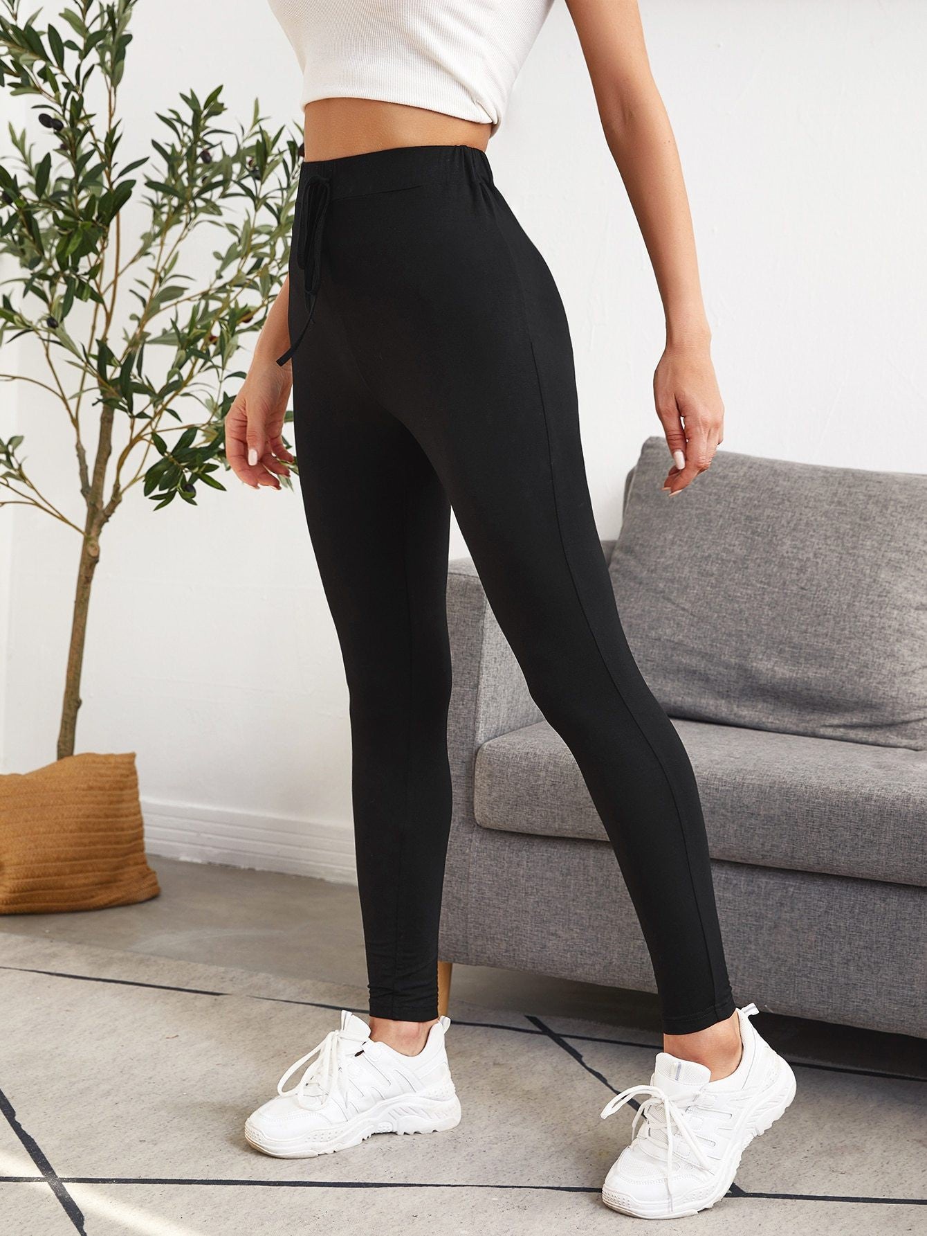 KOTTY Solid Women Black Track Pants 