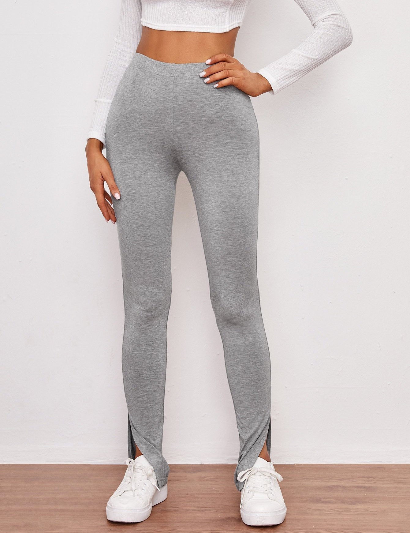 KOTTY Solid Women Grey Track Pants 