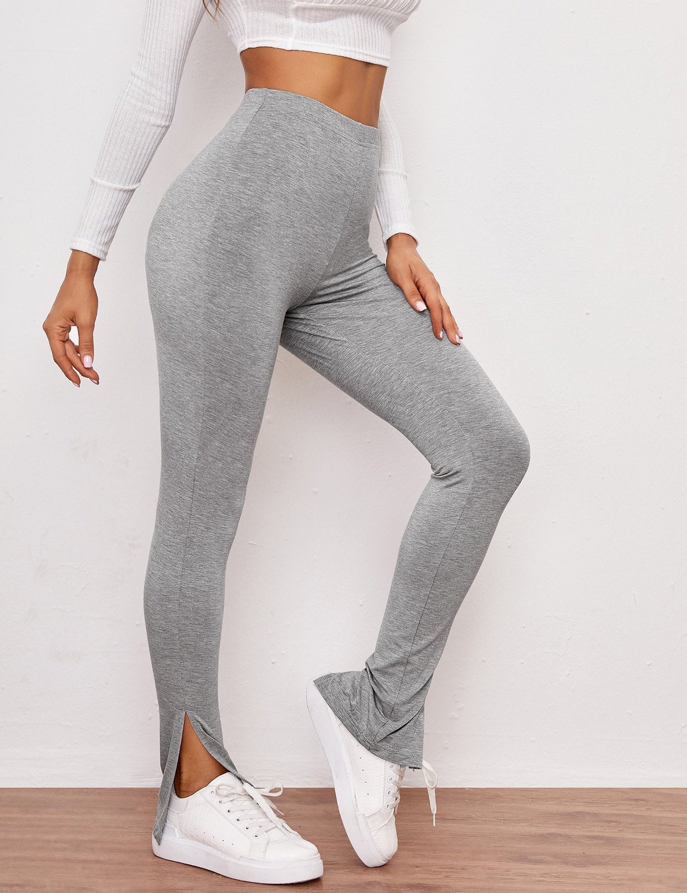 KOTTY Solid Women Grey Track Pants 