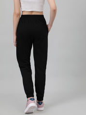 KOTTY Printed Women Black Track Pants 