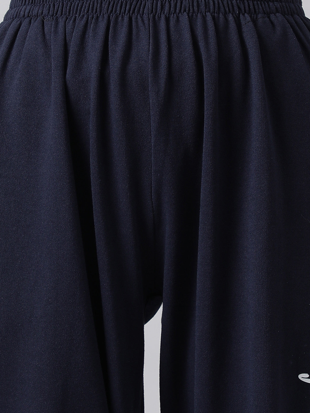 KOTTY Printed Women Dark Blue Track Pants 