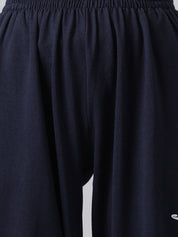 KOTTY Printed Women Dark Blue Track Pants 