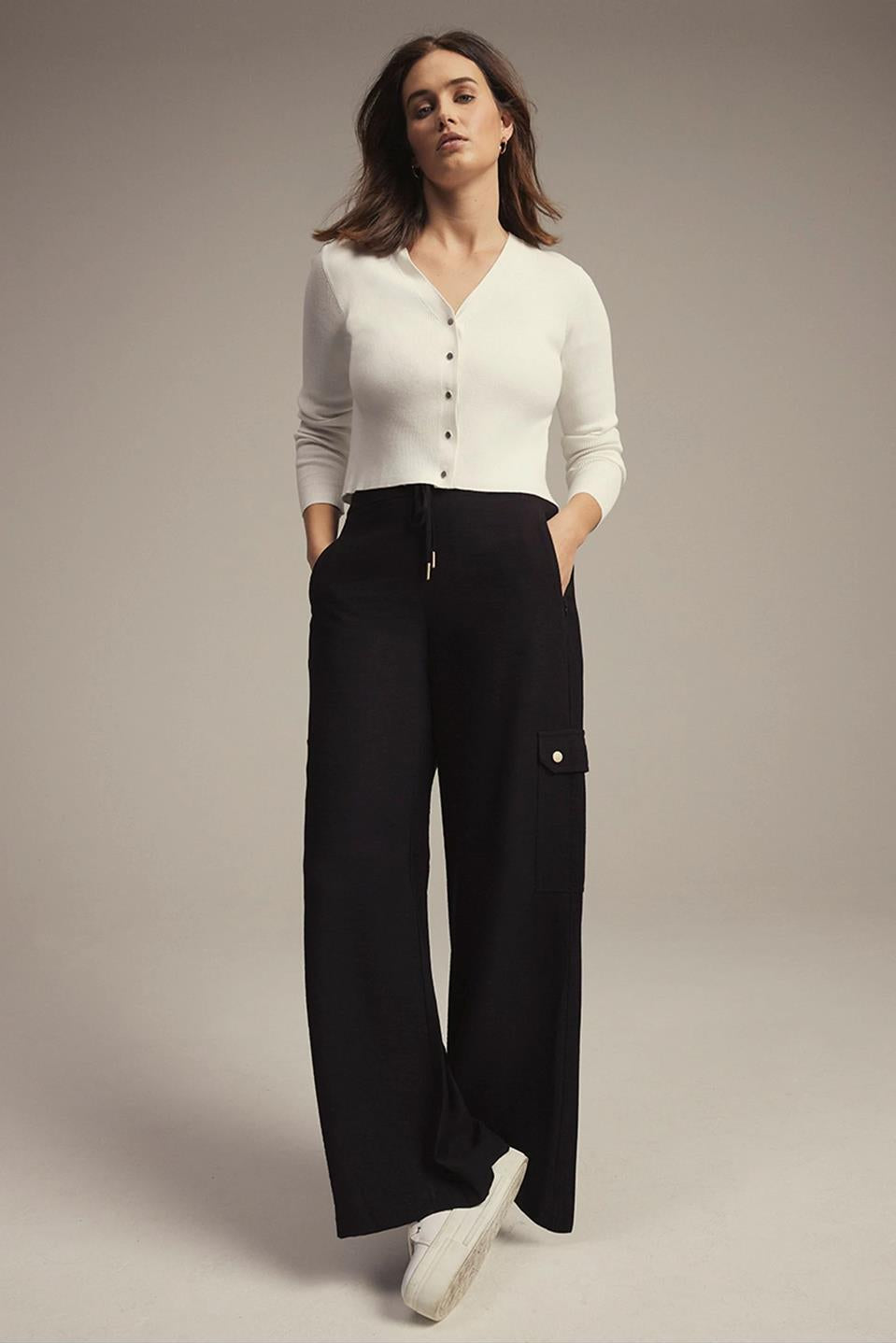 KOTTY Solid Women Black Track Pants 