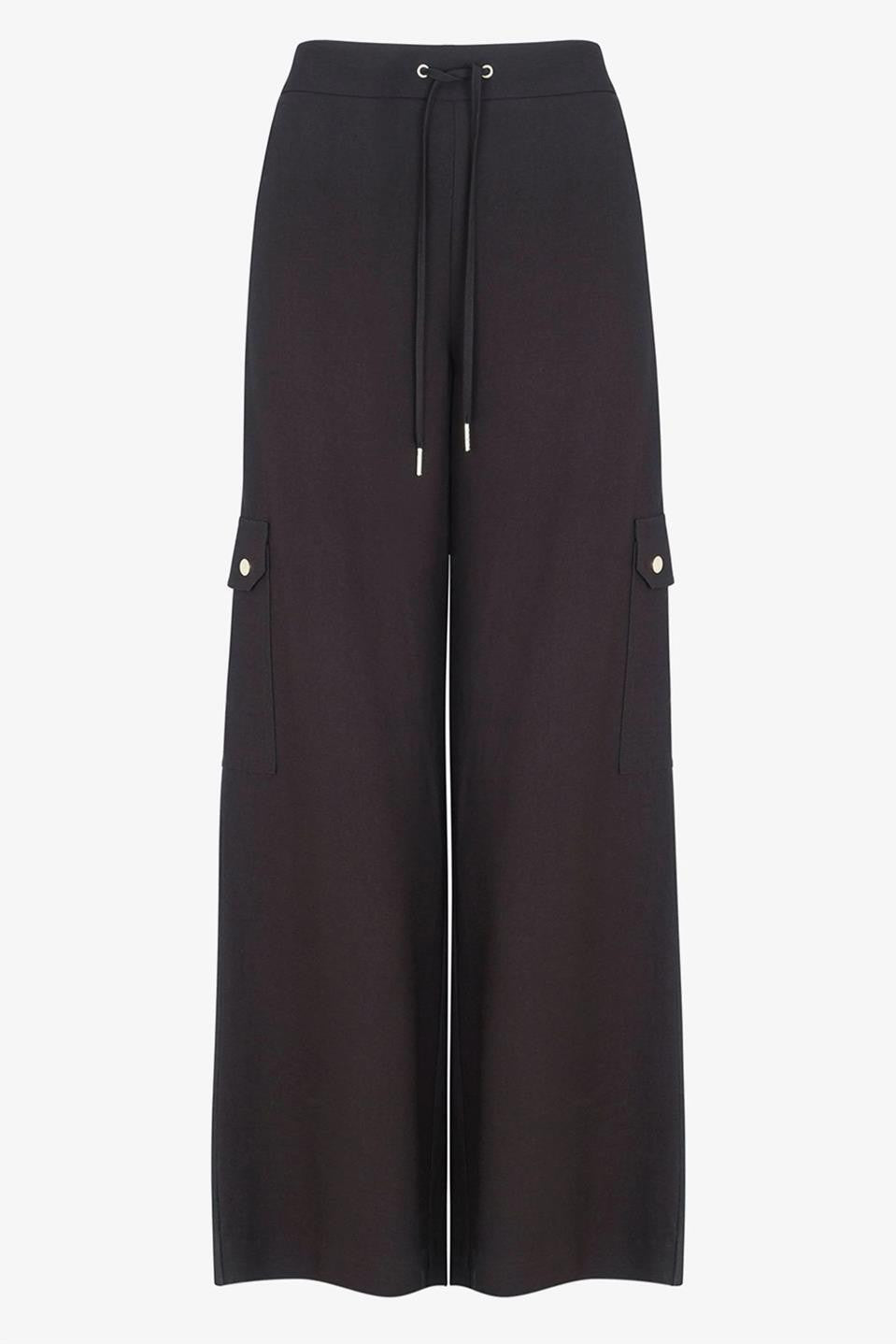 KOTTY Solid Women Black Track Pants 