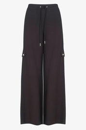 KOTTY Solid Women Black Track Pants 